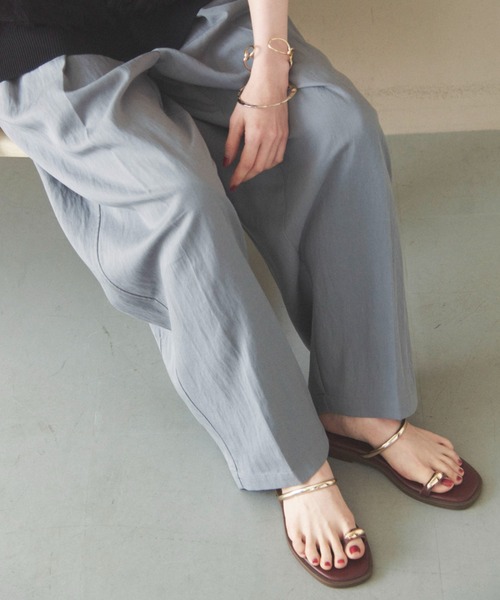 Doux archives（ドゥアルシーヴ）の「２タックコクーンパンツ（その他パンツ・レディース・グレー/ブラウン/ブラック/カーキ・36/38）」の18枚目の写真