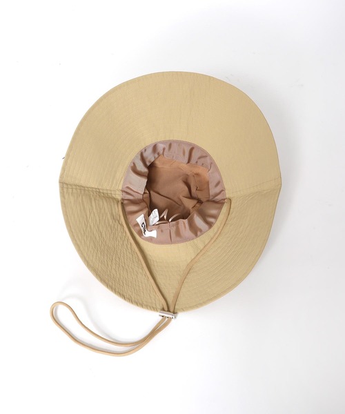 Jines（ジネス）の「つば広サファリハット（ハット・レディース・ベージュ/ブラック・フリー）」の8枚目の写真