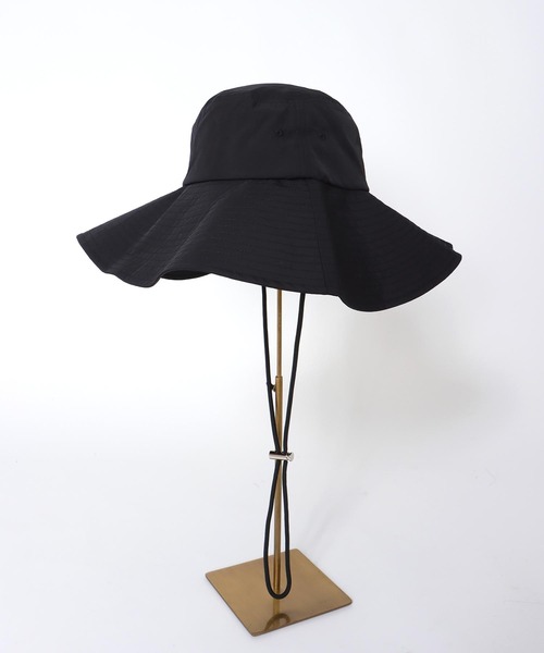 Jines（ジネス）の「つば広サファリハット（ハット・レディース・ベージュ/ブラック・フリー）」の12枚目の写真