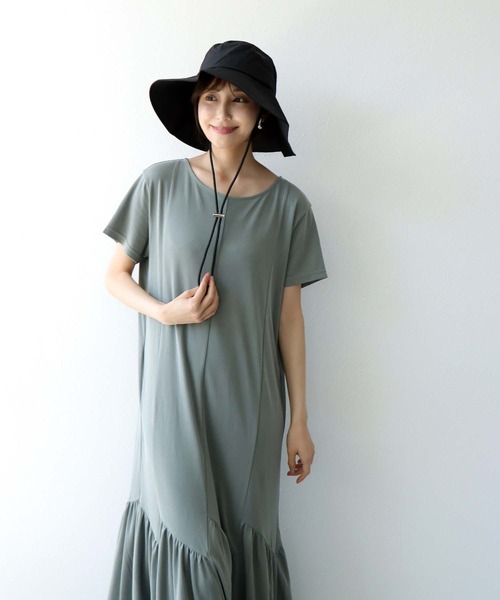 Jines（ジネス）の「つば広サファリハット（ハット・レディース・ベージュ/ブラック・フリー）」の19枚目の写真