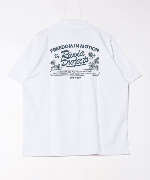 Rivvia PROJECTS(リヴィアプロジェクツ)の「【Rivvia PROJECTS】 FIVE STAR RASH S/S TEE(Tシャツ/カットソー・メンズ・ブラック/ホワイト・MEDIUM/LARGE/X-LARGE)」の7枚目の写真