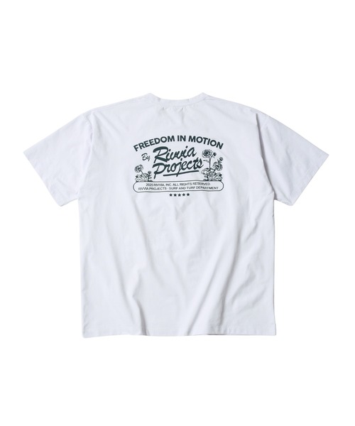 Rivvia PROJECTS(リヴィアプロジェクツ)の「【Rivvia PROJECTS】 FIVE STAR RASH S/S TEE(Tシャツ/カットソー・メンズ・ブラック/ホワイト・MEDIUM/LARGE/X-LARGE)」の3枚目の写真