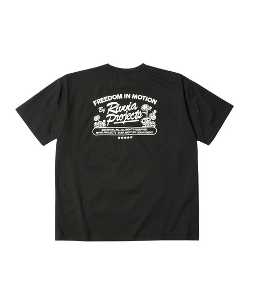 Rivvia PROJECTS(リヴィアプロジェクツ)の「【Rivvia PROJECTS】 FIVE STAR RASH S/S TEE(Tシャツ/カットソー・メンズ・ブラック/ホワイト・MEDIUM/LARGE/X-LARGE)」の4枚目の写真