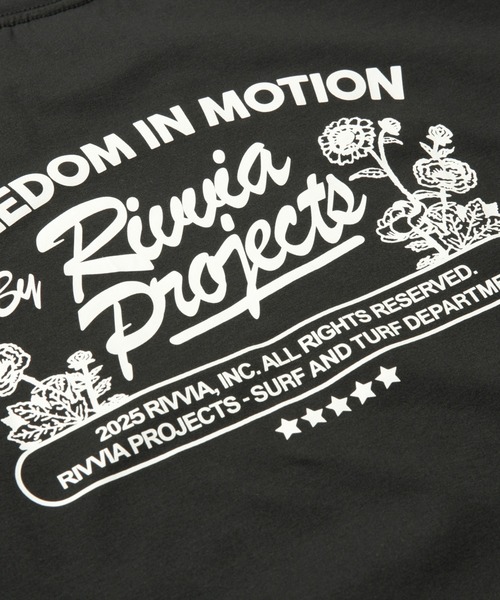 Rivvia PROJECTS(リヴィアプロジェクツ)の「【Rivvia PROJECTS】 FIVE STAR RASH S/S TEE(Tシャツ/カットソー・メンズ・ブラック/ホワイト・MEDIUM/LARGE/X-LARGE)」の5枚目の写真