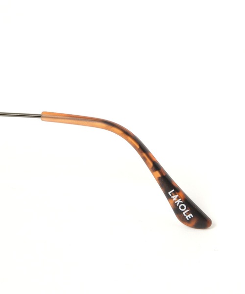 LAKOLE（ラコレ）の「ハーフリム細メタルサングラス / 414745（サングラス・レディース・ブラウン/ブラック・FREE）」の10枚目の写真