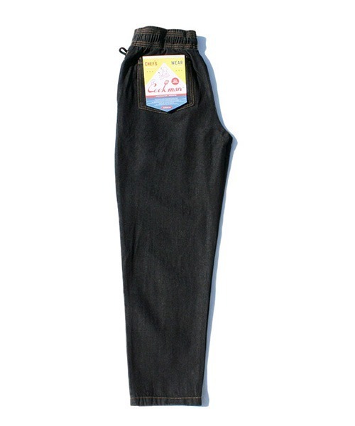 COOKMAN(クックマン)の「Cookman クックマン シェフパンツ イージーパンツ ワイドパンツ Denim Black(デニムパンツ・メンズ・ブラック・LARGE/MEDIUM/X-LARGE)」の9枚目の写真