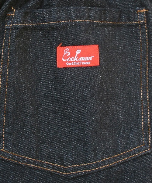 COOKMAN(クックマン)の「Cookman クックマン シェフパンツ イージーパンツ ワイドパンツ Denim Black(デニムパンツ・メンズ・ブラック・LARGE/MEDIUM/X-LARGE)」の5枚目の写真