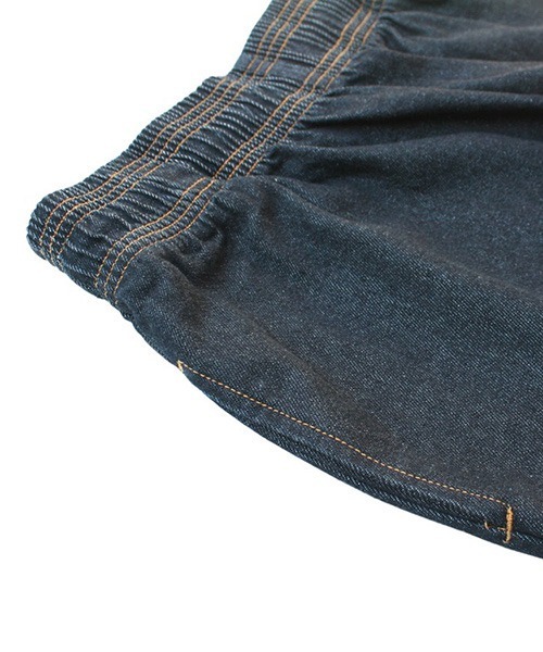 COOKMAN(クックマン)の「Cookman クックマン シェフパンツ イージーパンツ ワイドパンツ Denim Black(デニムパンツ・メンズ・ブラック・LARGE/MEDIUM/X-LARGE)」の3枚目の写真