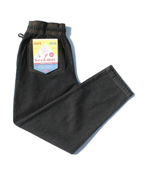 COOKMAN(クックマン)の「Cookman クックマン シェフパンツ イージーパンツ ワイドパンツ Denim Black(デニムパンツ・メンズ・ブラック・LARGE/MEDIUM/X-LARGE)」の11枚目の写真