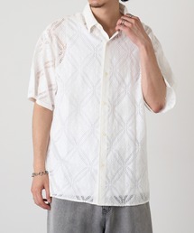 【HAUS】透かし柄HSシャツ 515046 WINS