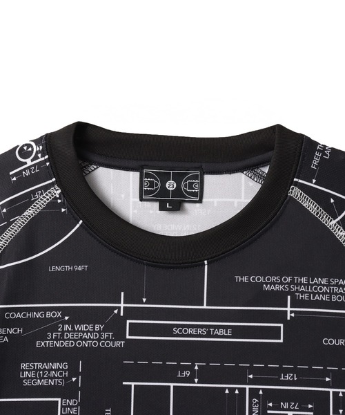 TOKYO 23(トウキョウニジュウサン)の「TOKYO 23 Court Map Print T-shirt / トウキョウ 23 コート マップ プリント Tシャツ(Tシャツ/カットソー・メンズ・グレー/ブラック・M/L/XL/XXL)」の10枚目の写真