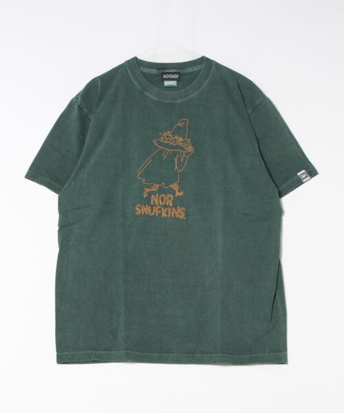 MOOMIN / ムーミン 】 ピグメント刺繍Tシャツ WNI（Tシャツ/カットソー 
