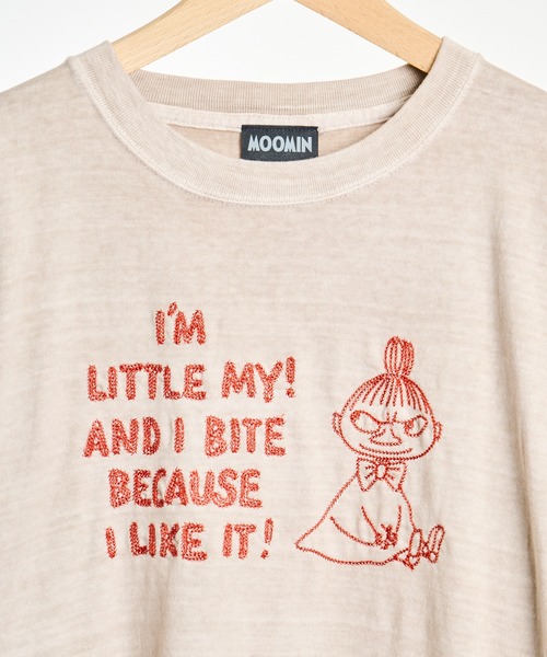 MOOMIN / ムーミン 】 ピグメント刺繍Tシャツ WNI（Tシャツ