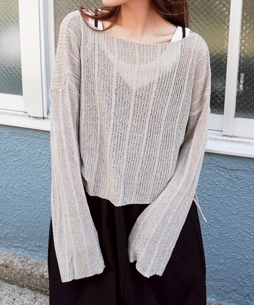 Beauty Latest modelニットベージュ定価¥42,900 今日もビショップ | FANNI LEMMERMAYER ALPACA KNIT CARDIGAN