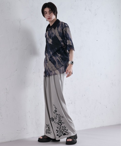 Ellno Loset(エルノロゼット)の「アソートレイヤードシャツ(シャツ/ブラウス・メンズ・ブルー系その他/ブラック・LARGE/SMALL/MEDIUM)」の3枚目の写真