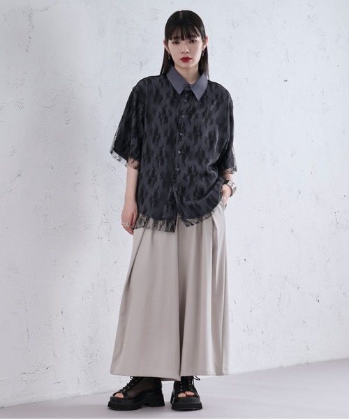 Ellno Loset(エルノロゼット)の「アソートレイヤードシャツ(シャツ/ブラウス・メンズ・ブルー系その他/ブラック・LARGE/SMALL/MEDIUM)」の7枚目の写真