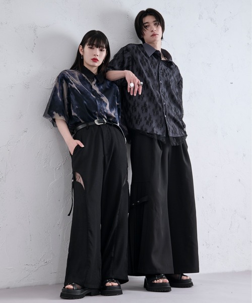 Ellno Loset(エルノロゼット)の「アソートレイヤードシャツ(シャツ/ブラウス・メンズ・ブルー系その他/ブラック・LARGE/SMALL/MEDIUM)」の14枚目の写真