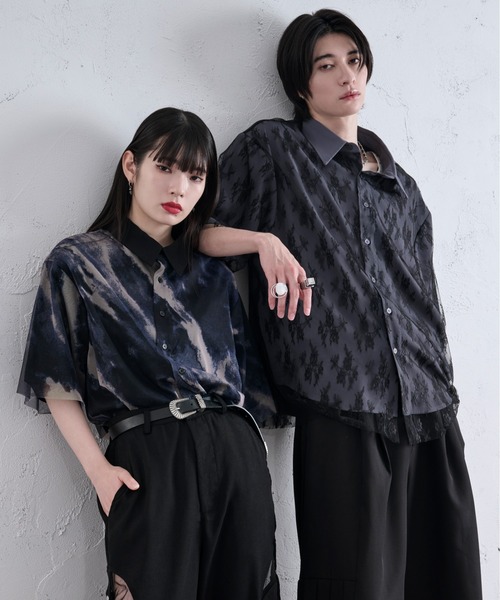Ellno Loset(エルノロゼット)の「アソートレイヤードシャツ(シャツ/ブラウス・メンズ・ブルー系その他/ブラック・LARGE/SMALL/MEDIUM)」の15枚目の写真