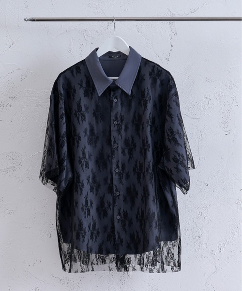 Ellno Loset(エルノロゼット)の「アソートレイヤードシャツ(シャツ/ブラウス・メンズ・ブルー系その他/ブラック・LARGE/SMALL/MEDIUM)」の22枚目の写真