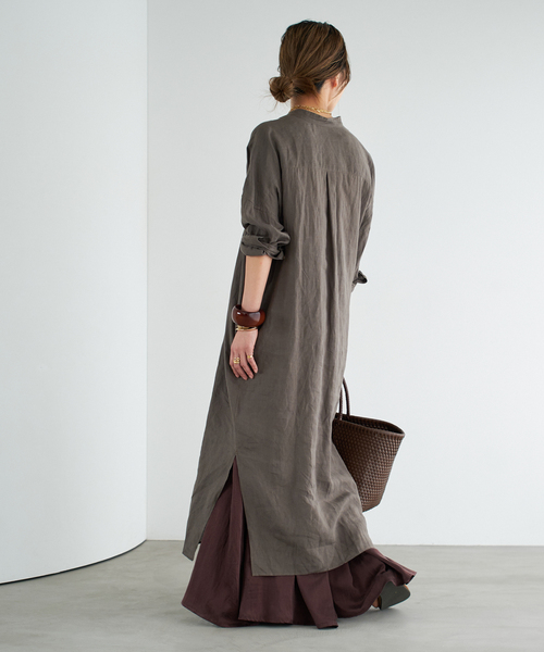 Linen ワンピース（ワンピース）｜Deuxieme Classe