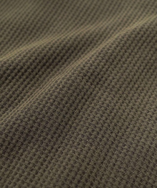 EGO TRIPPING(エゴトリッピング)の「mpa3846-WAFLEX ジップパーカー(パーカー・メンズ・スミクロ/ブラウン/オリーブ系・46/48)」の13枚目の写真