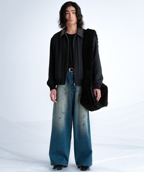 SINSS(シンス)の「Fur shoulder bag / ファーショルダーバッグ(ショルダーバッグ・メンズ・ブラック・FREE)」の7枚目の写真