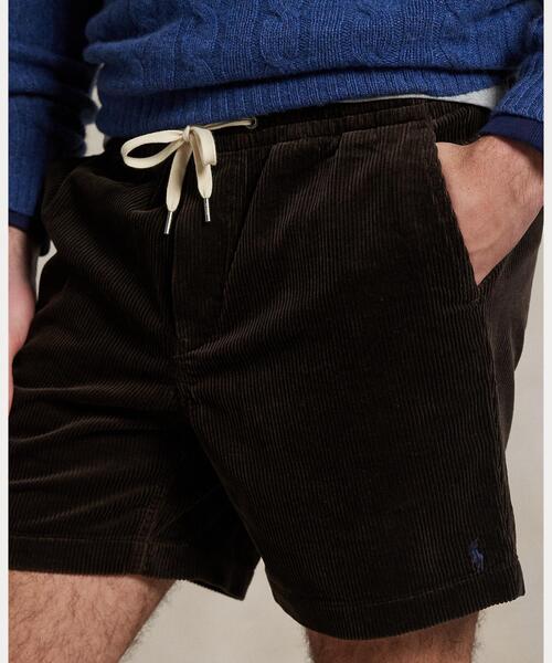 POLO RALPH LAUREN コーデュロイショートパンツ ネイビー Polo プレップスター コットン コーデュロイ ショートパンツ