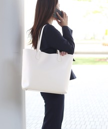 HALEINE（アレンヌ）の「[HALEINE] 本革レザービジネスバッグA4（ビジネスバッグ）」