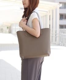 HALEINE（アレンヌ）の「[HALEINE] 本革レザービジネスバッグA4（ビジネスバッグ）」