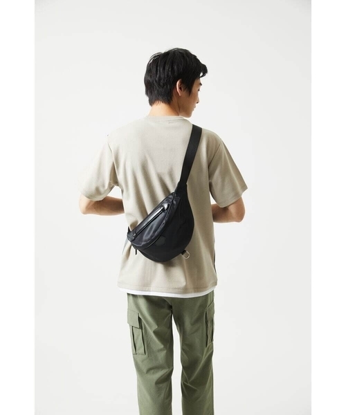 MK MICHEL KLEIN HOMME （エムケーミッシェルクランオム）の「【接触冷感】COOLタッチブロックTシャツ（Tシャツ/カットソー・メンズ・ホワイト/ブラック/アイボリー・46/48）」の6枚目の写真