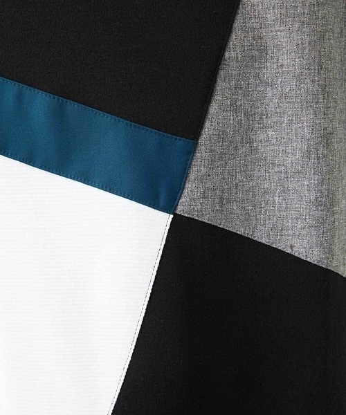 MK MICHEL KLEIN HOMME （エムケーミッシェルクランオム）の「【接触冷感】COOLタッチブロックTシャツ（Tシャツ/カットソー・メンズ・ホワイト/ブラック/アイボリー・46/48）」の15枚目の写真