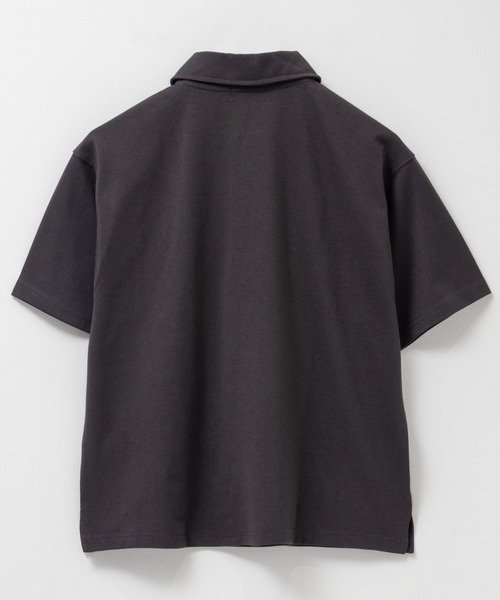 POLO BCS（ポロ ビーシーエス）の「【別注デザイン】POLO BCS ハーフZIPポロシャツ（ポロシャツ・レディース・オートミール/ネイビー/スミクロ・M/L）」の6枚目の写真