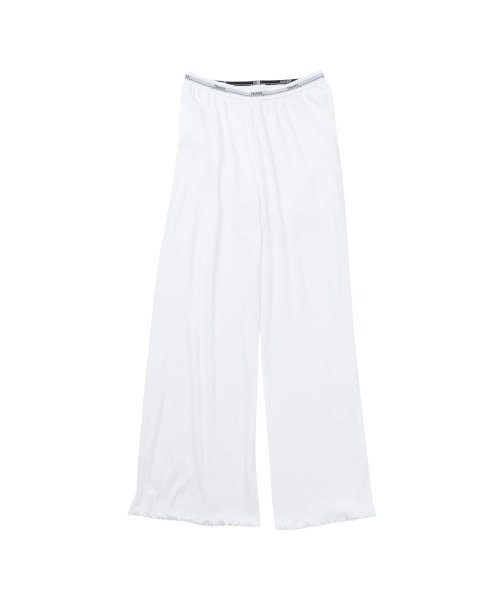 Hanes originalsロングワイドパンツ THE DODO JEAN Hanes originalsロングワイドパンツ ホワイト | ヘインズの公式