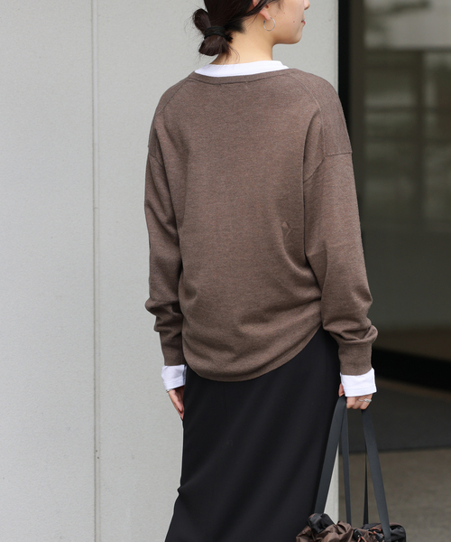 2枚セット］3WAYレイヤードヘンリープルオーバー（ニット/セーター