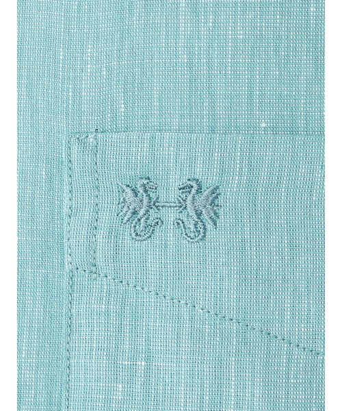 McGREGOR（マックレガー）の「麻混ハケ目シャツ（シャツ/ブラウス・メンズ・ネイビー/グレー系その他/バイオレット/ターコイズブルー・M/L/XL）」の17枚目の写真