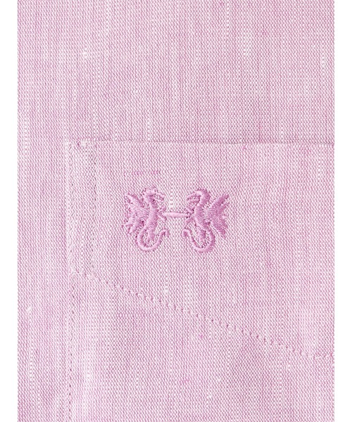 McGREGOR（マックレガー）の「麻混ハケ目シャツ（シャツ/ブラウス・メンズ・ネイビー/グレー系その他/バイオレット/ターコイズブルー・M/L/XL）」の19枚目の写真