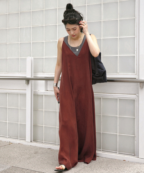 AP STUDIO（エーピーストゥディオ）の「追加フレアワンピース（ワンピース・レディース・ラスタ/チョコ・FREE）」の6枚目の写真