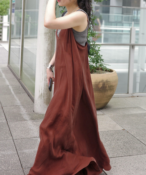 AP STUDIO（エーピーストゥディオ）の「追加フレアワンピース（ワンピース・レディース・ラスタ/チョコ・FREE）」の7枚目の写真