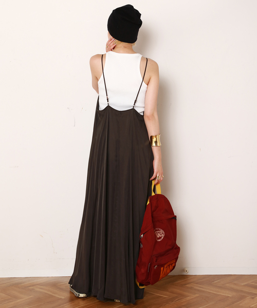 AP STUDIO（エーピーストゥディオ）の「追加フレアワンピース（ワンピース・レディース・ラスタ/チョコ・FREE）」の10枚目の写真