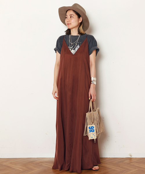 AP STUDIO（エーピーストゥディオ）の「追加フレアワンピース（ワンピース・レディース・ラスタ/チョコ・FREE）」の12枚目の写真