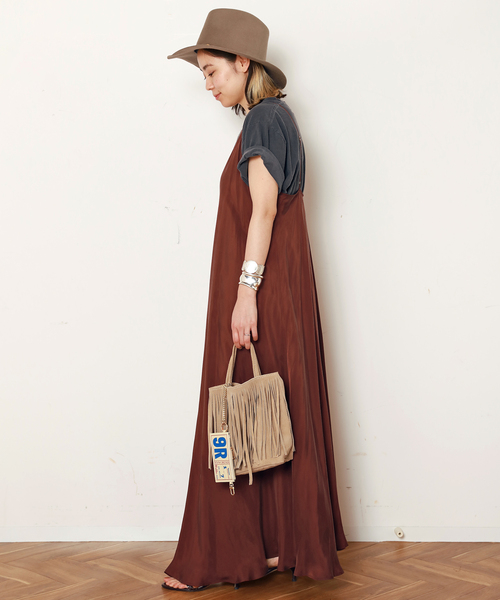 AP STUDIO（エーピーストゥディオ）の「追加フレアワンピース（ワンピース・レディース・ラスタ/チョコ・FREE）」の13枚目の写真