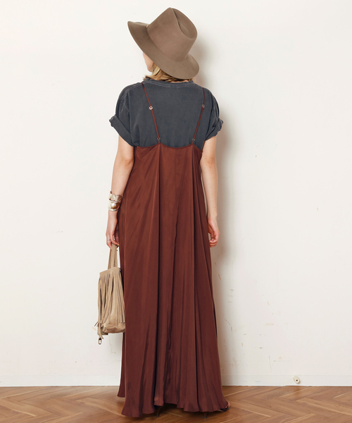 AP STUDIO（エーピーストゥディオ）の「追加フレアワンピース（ワンピース・レディース・ラスタ/チョコ・FREE）」の14枚目の写真