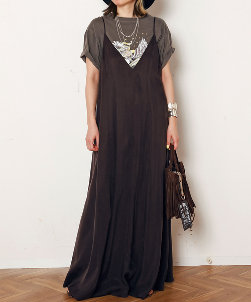 AP STUDIO（エーピーストゥディオ）の「追加フレアワンピース（ワンピース・レディース・ラスタ/チョコ・FREE）」の15枚目の写真