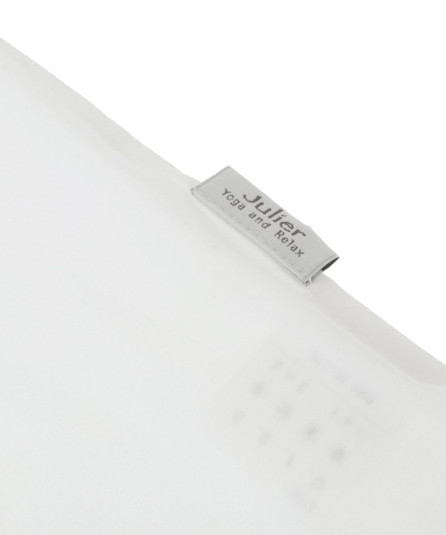 Julier Yoga and Relax(ジュリエヨガアンドリラックス)の「Julier ライトプライムデザイントップス(Tシャツ/カットソー・レディース・ホワイト/ブラック/ブルー・FREE)」の9枚目の写真