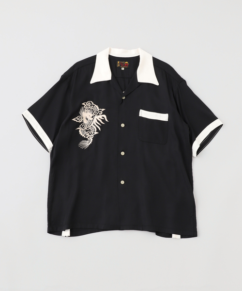 TAILOR TOYO(テーラートウヨウ)の「TAILOR TOYO / テーラー東洋 SUKA SHIIRT "DRAGON"(シャツ/ブラウス・メンズ・ブラック・SMALL/MEDIUM/LARGE/X-LARGE)」の1枚目の写真