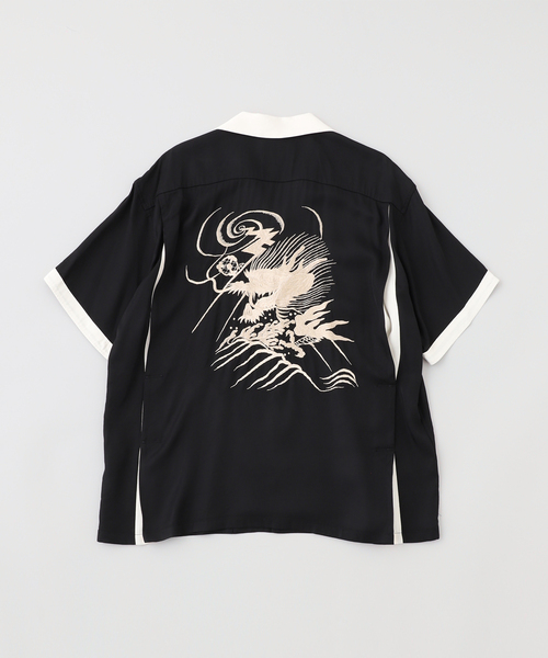 TAILOR TOYO(テーラートウヨウ)の「TAILOR TOYO / テーラー東洋 SUKA SHIIRT "DRAGON"(シャツ/ブラウス・メンズ・ブラック・SMALL/MEDIUM/LARGE/X-LARGE)」の2枚目の写真
