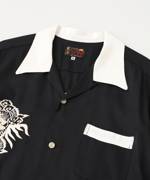TAILOR TOYO(テーラートウヨウ)の「TAILOR TOYO / テーラー東洋 SUKA SHIIRT "DRAGON"(シャツ/ブラウス・メンズ・ブラック・SMALL/MEDIUM/LARGE/X-LARGE)」の3枚目の写真