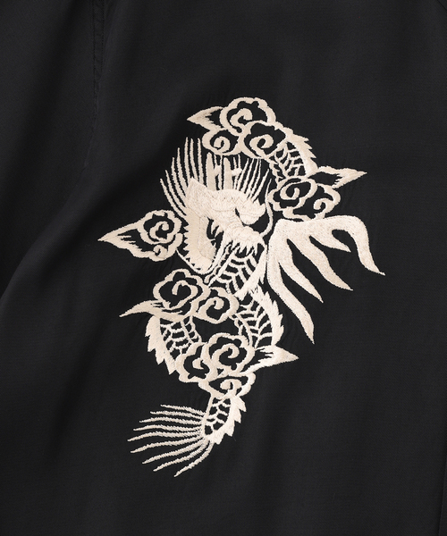 TAILOR TOYO(テーラートウヨウ)の「TAILOR TOYO / テーラー東洋 SUKA SHIIRT "DRAGON"(シャツ/ブラウス・メンズ・ブラック・SMALL/MEDIUM/LARGE/X-LARGE)」の6枚目の写真
