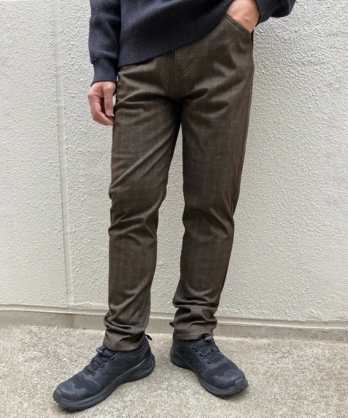ikka（イッカ）の「GOKU楽パンツ EASY STRETCHチェック5P（その他パンツ・メンズ・ブラウン/ネイビー/グレー/チャコールグレー・S/M/L/XL）」の3枚目の写真