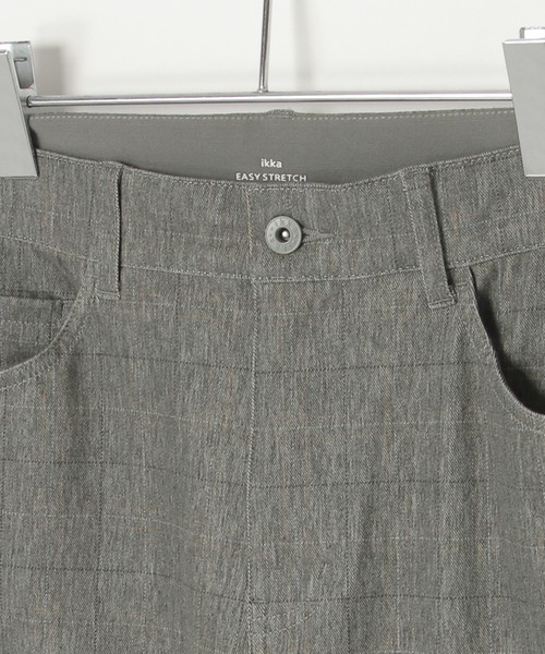 ikka（イッカ）の「GOKU楽パンツ EASY STRETCHチェック5P（その他パンツ・メンズ・ブラウン/ネイビー/グレー/チャコールグレー・S/M/L/XL）」の7枚目の写真